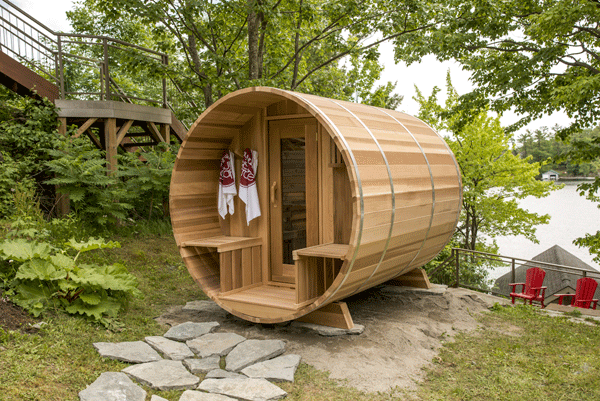 Cedar Barrel Saunas by Dundalk LeisureCraft – www.landodreams.com