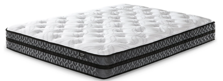 Angle View of Peak 10" Pocketed Hybrid Mattress by Ashley