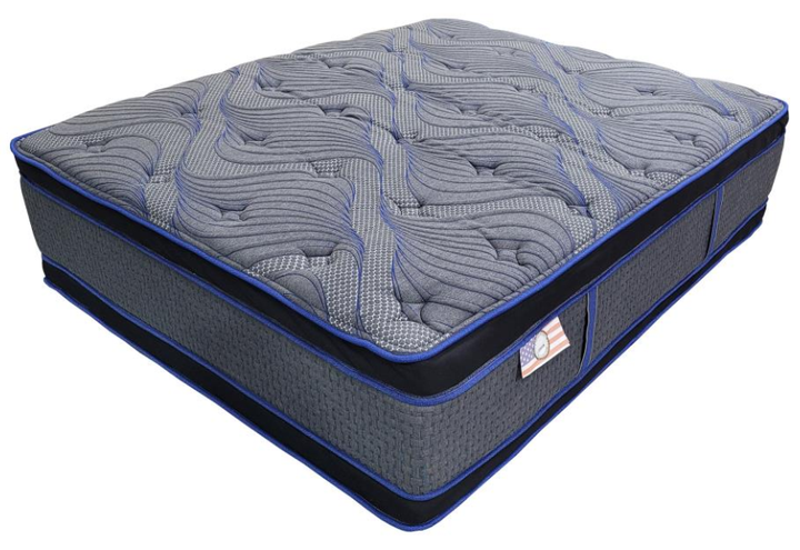 Angle view of Johnson Pillow Top Two-Sided Mattress by Spring Air
