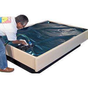 Angle View Sterling Sleep Free Flow Hardside Waterbed Mattress