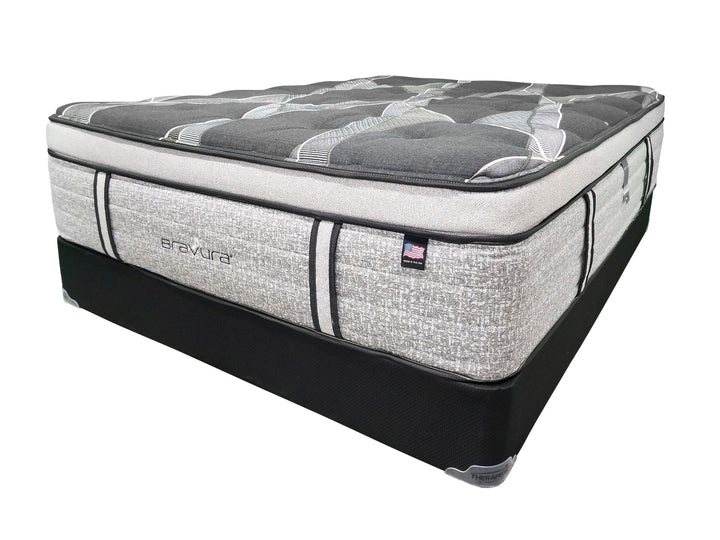 Angled view of Dreamland Luxury Pillow Top by Therapedic