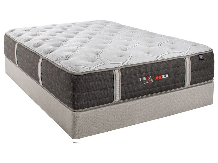 Front View of Theraluxe HD Cascade Plush Mattress by Therapedic