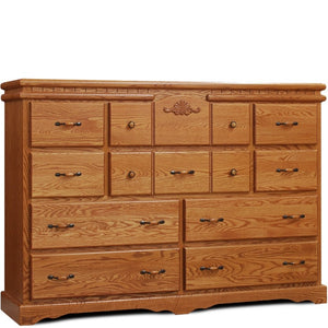 Vintage 10 Drawer Master Dresser by Wolfcraft